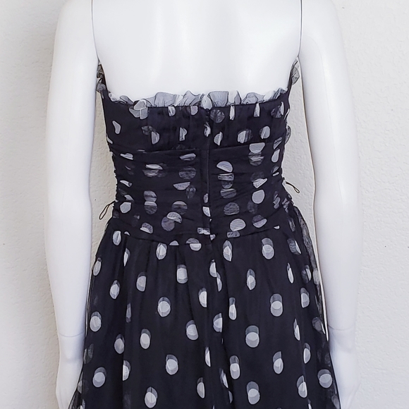 WOMEN'S MESH POLKA DOT DRESS | 8 - Picture 4 of 8